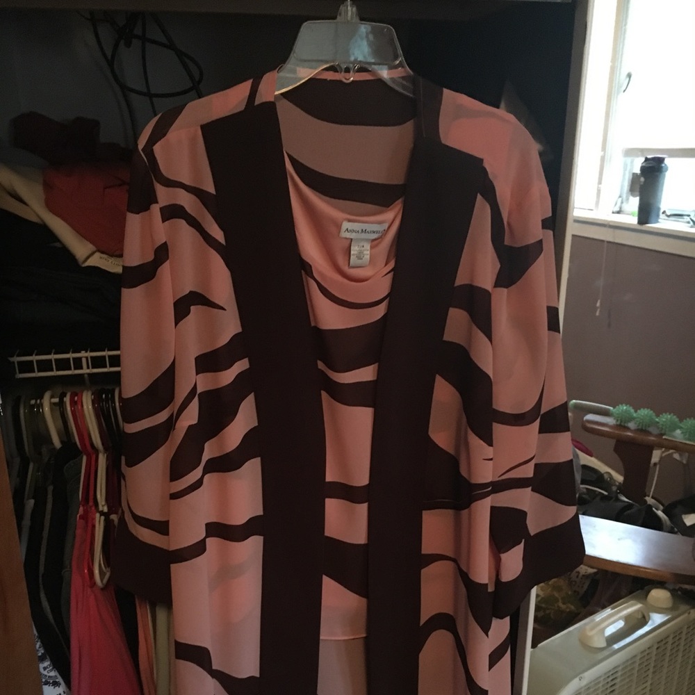 Two Piece Tank and Duster Size 22w